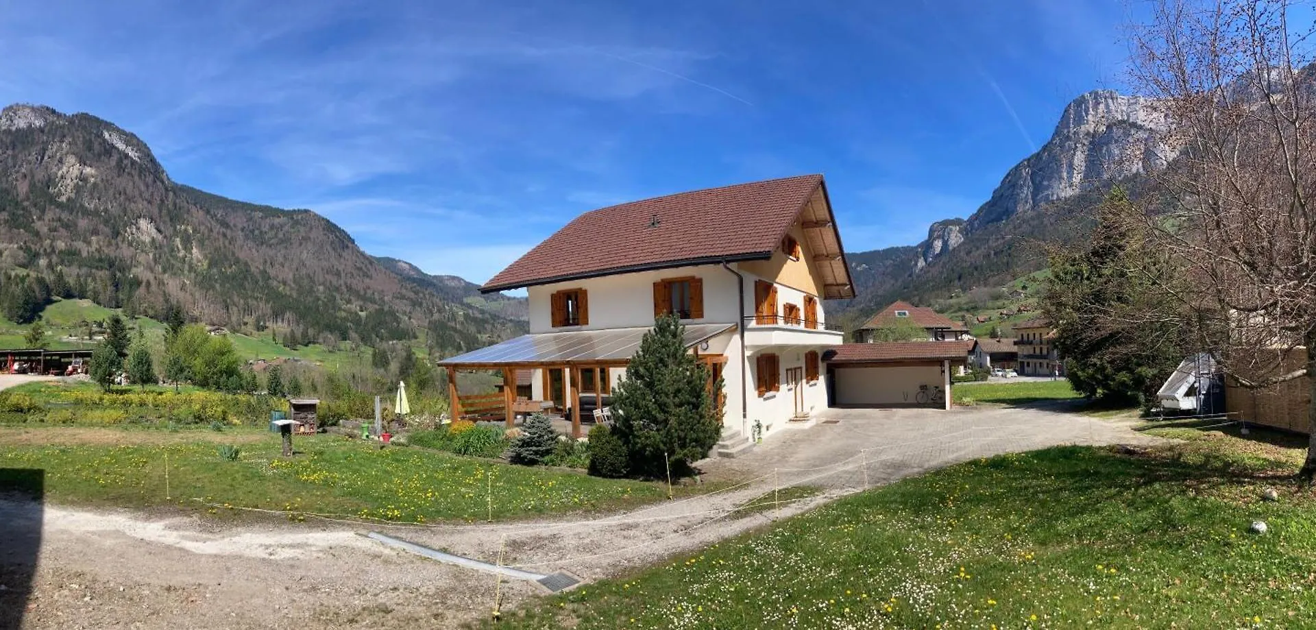 L'Echo Des Glieres Vue Montagne Centre Village Sauna & Grill Chalet