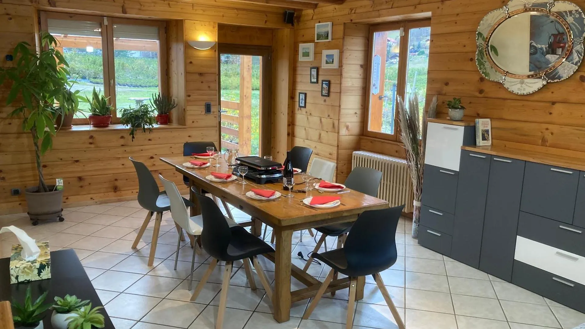 Chalet L'Echo Des Glieres Vue Montagne Centre Village Sauna & Grill France